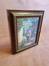 Holz Schlüsselkasten Schlüsselbox Bild austauschbar Holzbox Holzschlüsselkasten