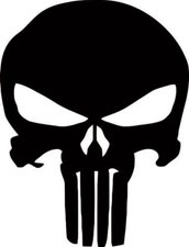 Aufkleber punisher kopf skull - aufkleber,