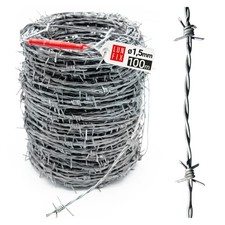 100m stacheldraht weidezaun - 100m,