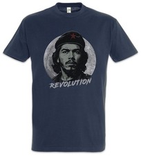 Che Moon Herren T-Shirt Guerilla Cuba Castro Portrait Guevara Ernesto Kuba Fidel