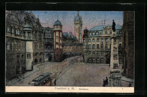 Ansichtskarte frankfurt main - ansichtskarte,