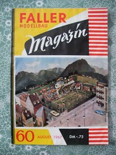 FALLER Modellbau Magazin  N°  60  August 1967 mit AMS Abbildungen