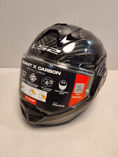 Motorradhelm  LS2, Klapphelm Motorrad ADVANT X Carbon Gloss Carbon, XXXL