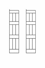 2 Wandregal Wandhalter Leitern