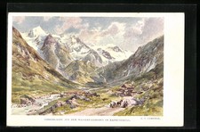 Künstler-AK Edward Theodore Compton: Limbergalpe auf dem Wasserfallboden im Kap 