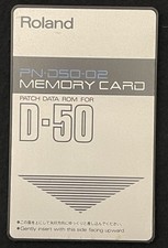 Roland D50 D550 ROM Card PN-D50-02/ Originale D50 Werkssounds
