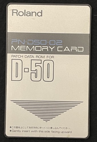 Roland d50 d550 rom - d550, card