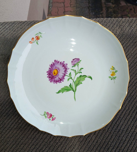 Meissen schale porzellan rund - schale,