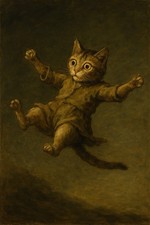 Katze Im Stil Von Francisco De