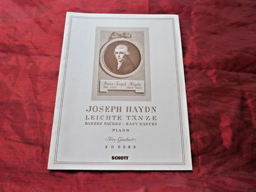 Haydn leichte tänze - leichte, noten