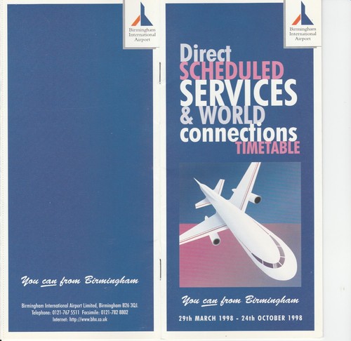 Flugplan birmingham airport - flugplan,