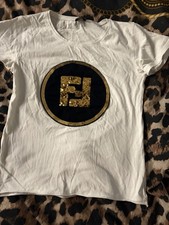 Fendi T-Shirt Occhi Borchia