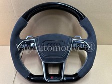 ⭐️ Audi PIANO RS A6 C8 4K S6 A7 S7 A8 Q7 Q8 Q5 A5 A4 ALLROAD S-Line Lenkrad  ⭐️