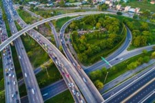 Wandbild: Verkehrsknotenpunkt