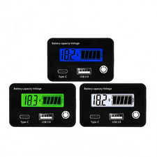 Batterie Kapazität Voltmeter