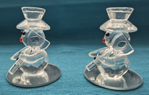 Glasfigur schneemann groß - glasfigur,