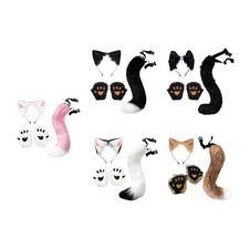 Katze Fuchs Ohren und Schwanz