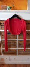 Bolero 36 S Esprit Collection Rot sehr guter Zustand Jacke Shirt Stola 