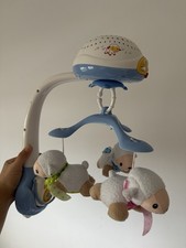 VTech Baby Schäfchen-Mobile – Buntes Mobile mit Plüsch-Schäfchen, Lichtprojektor