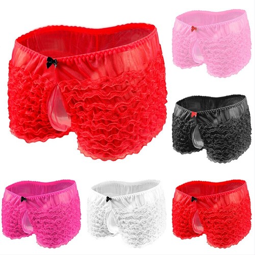 Men sissy pouch panties - men's,