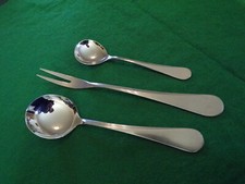 WMF Modell CURVUS Sahnelöffel Zuckerlöffel Fleischgabel in Cromargan TOP !