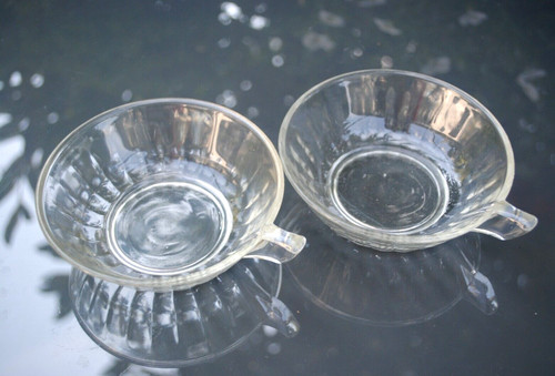 Glasschalen mit griff und - 2,