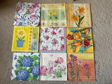 9 verschiedene Servietten Pack