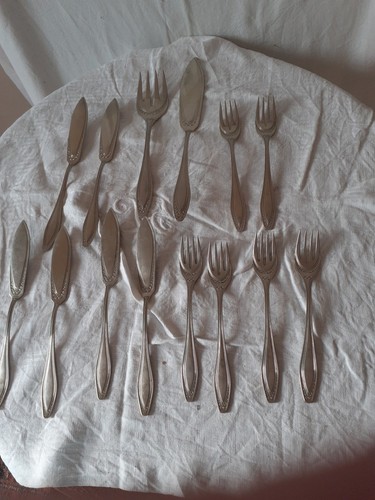 Fischbesteck service alpaka - service,