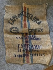 Kaffeesack aus rauher Jute 93 x 69 cm