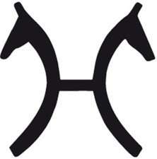 2 Pferdeaufkleber Hannoveraner