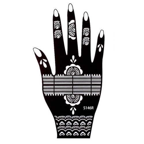 Henna tattoo schablone kina - schablone,
