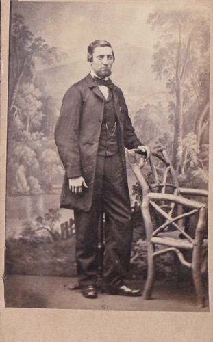 Cdv foto mann gemalter - cdv, mann,