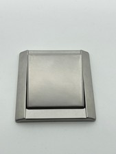 Gira 021120 Serie E20 1-fach Rahmen + Wippe Edelstahl für Schalter Taster n Set