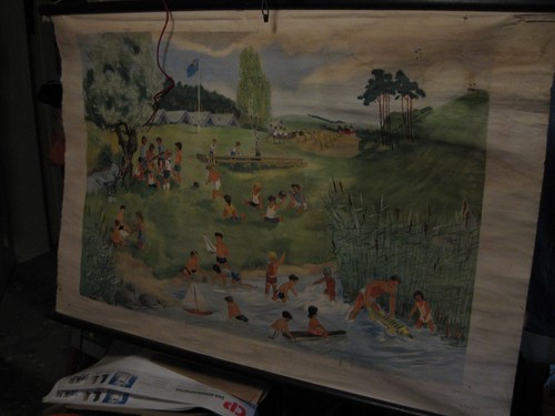Original ddr schulwandkarte - ddr,