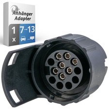 KFZ Adapter 7 auf 13 polig Auto Fahrzeug LKW zu Anhänger Anhängerkupplung 