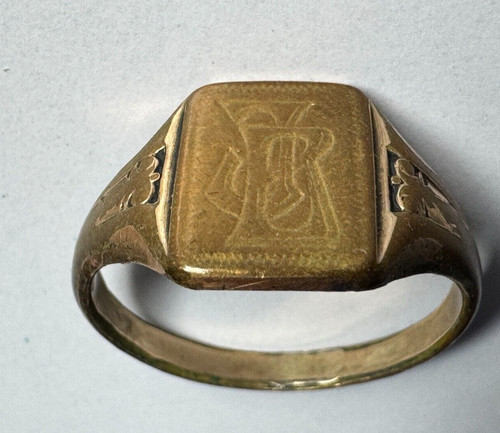 Antiker siegelring 1900 - um,