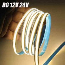 2m-20m LED COB Streifen WW/NW/CW/RGB/RGBW 12V 24V Lichtband Stripe Dimmar Licht
