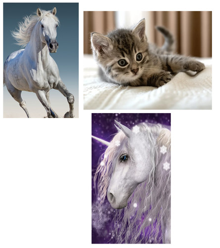 Fleecedecke pferd einhorn - fleecedecke,