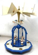 Pyramide Blank mit Glas Glocken Engel Kurzrock ALT in OVP