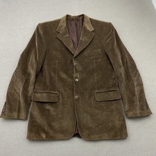 Herren Cord Sakko Blazer Anzugjacke Gr. 52 Braun