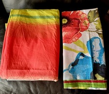 Bettwäsche, 2tlg,135 x 200 cm, Meradiso, Baumwolle, Blumen, Farbenfroh, Top Zust