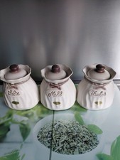 Jopeko Keramik Vorratsdose, Mehl, Zucker,  Salz