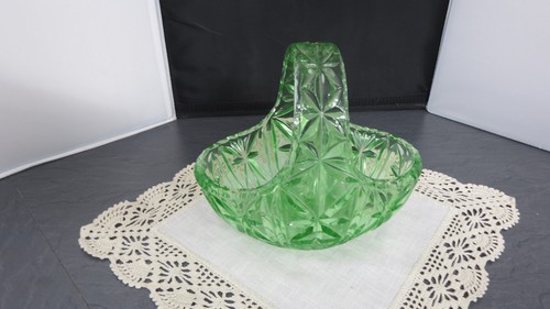 Pressglas korb glas art deco - korb,