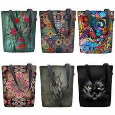 Sunny Schultertasche mit Reißverschlus Damen Shopper 36x40 cm Tragetasche Tasche