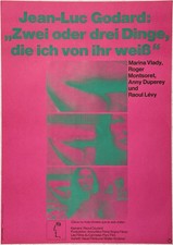 Original GODARD Filmposter EA