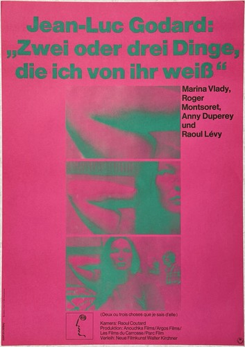 Original godard filmposter - filmposter, ea
