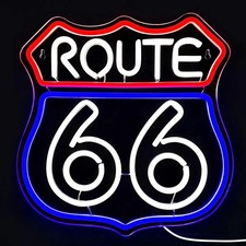 Route 66 Leuchtreklamen LED