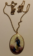 sehr selten , Maria Mutter Gottes Bitte für uns - Anhänger mit 333 Goldkette