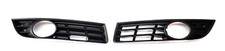 2x Gitter Blende Stoßstange Nebelscheinwerfer L+R fur VW Passat 3C 05-10 Schwarz