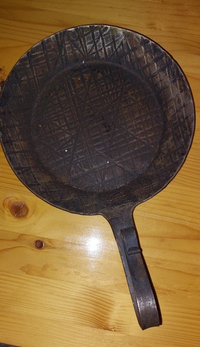 Schmiedeeiserne pfanne - schmiedeeiserne,